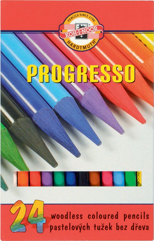Matite Progresso senza legno 24 colori Koh-i-noor Immagine del prodotto 