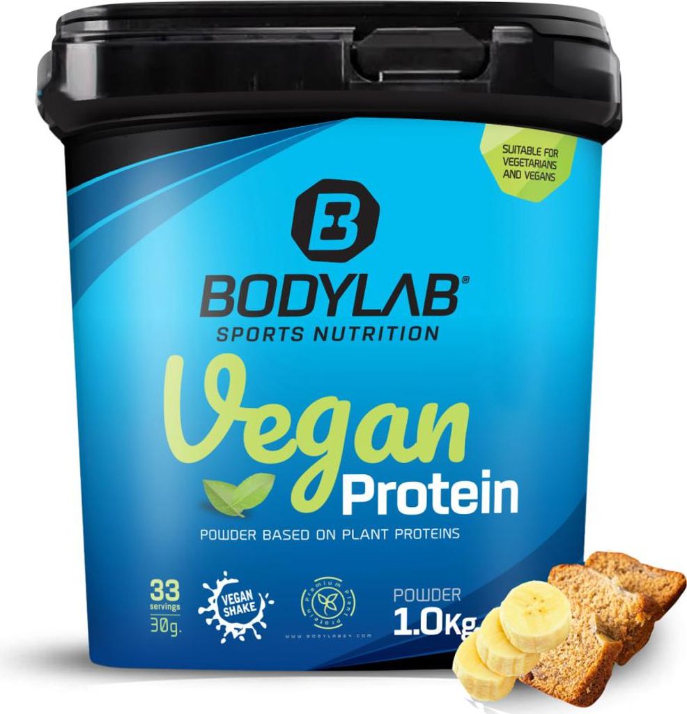 BODYLAB Vegan Protein - 1000g - Banana Bread