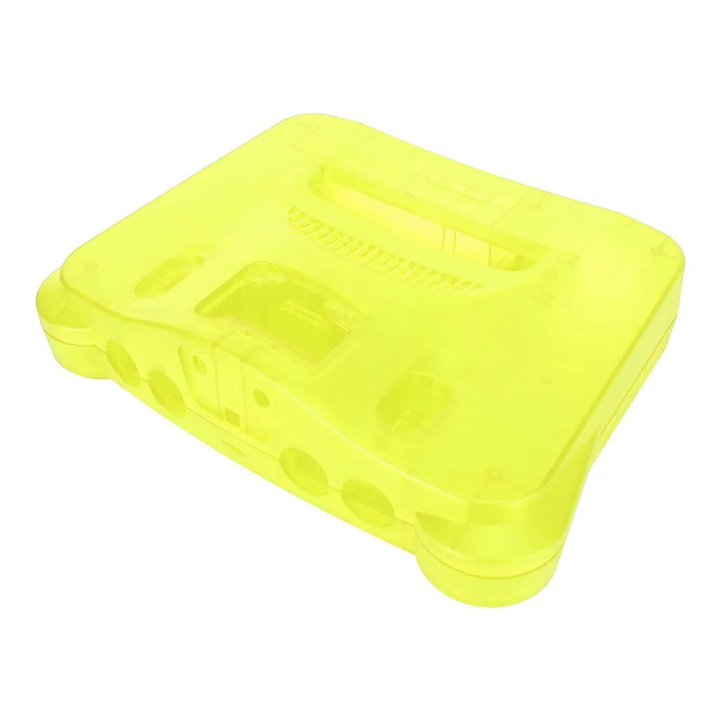 Coque de remplacement translucide pour console de jeu rétro N64 - Gris - 7
