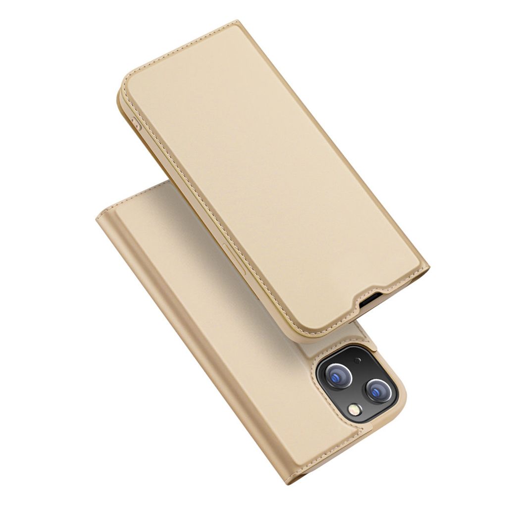 Dux Ducis Telefoontas voor iPhone 13 Mini, goud. (Dit omvat Productafbeelding 