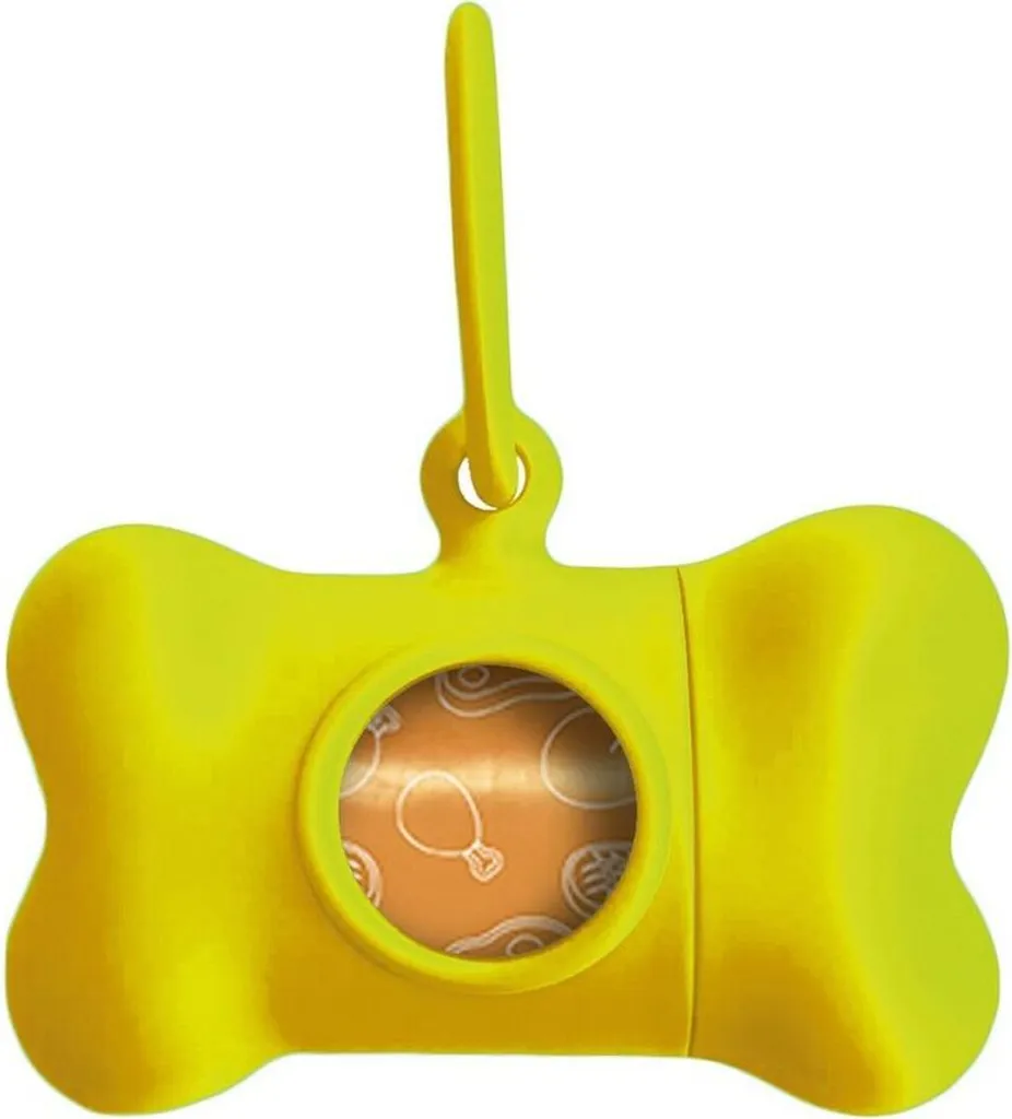 United Pets Bon Ton Neon Giallo: Porta Sacchetti Pratico e Sicuro