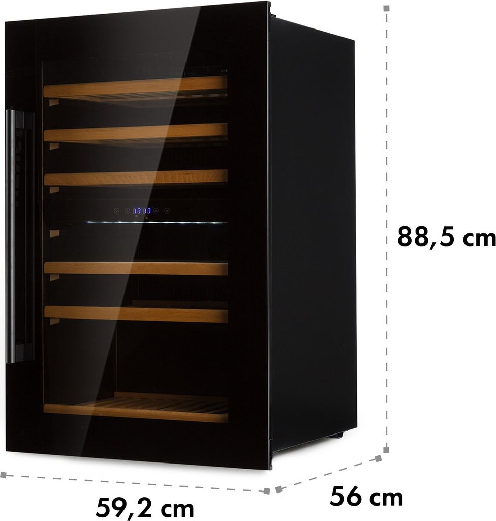 Klarstein Weinkühlschrank 2 Zonen, 132L Produktbild 8