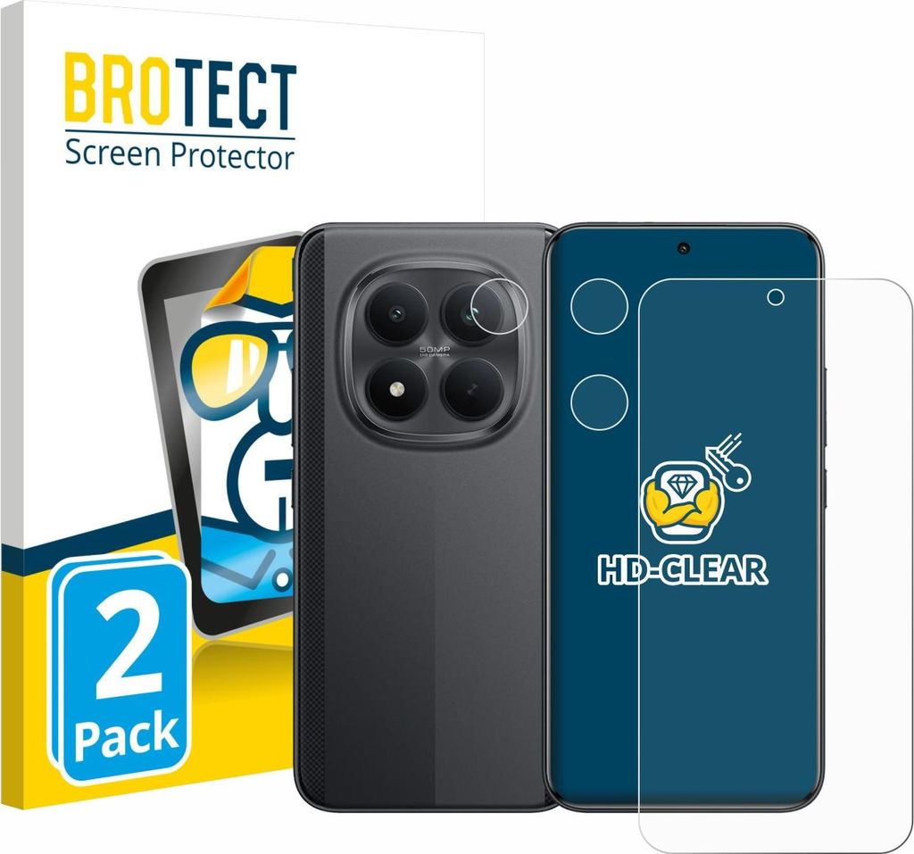 2x Für Xiaomi Poco M8 Pro (Display+Kamera) Schutzfolie Produktbild 