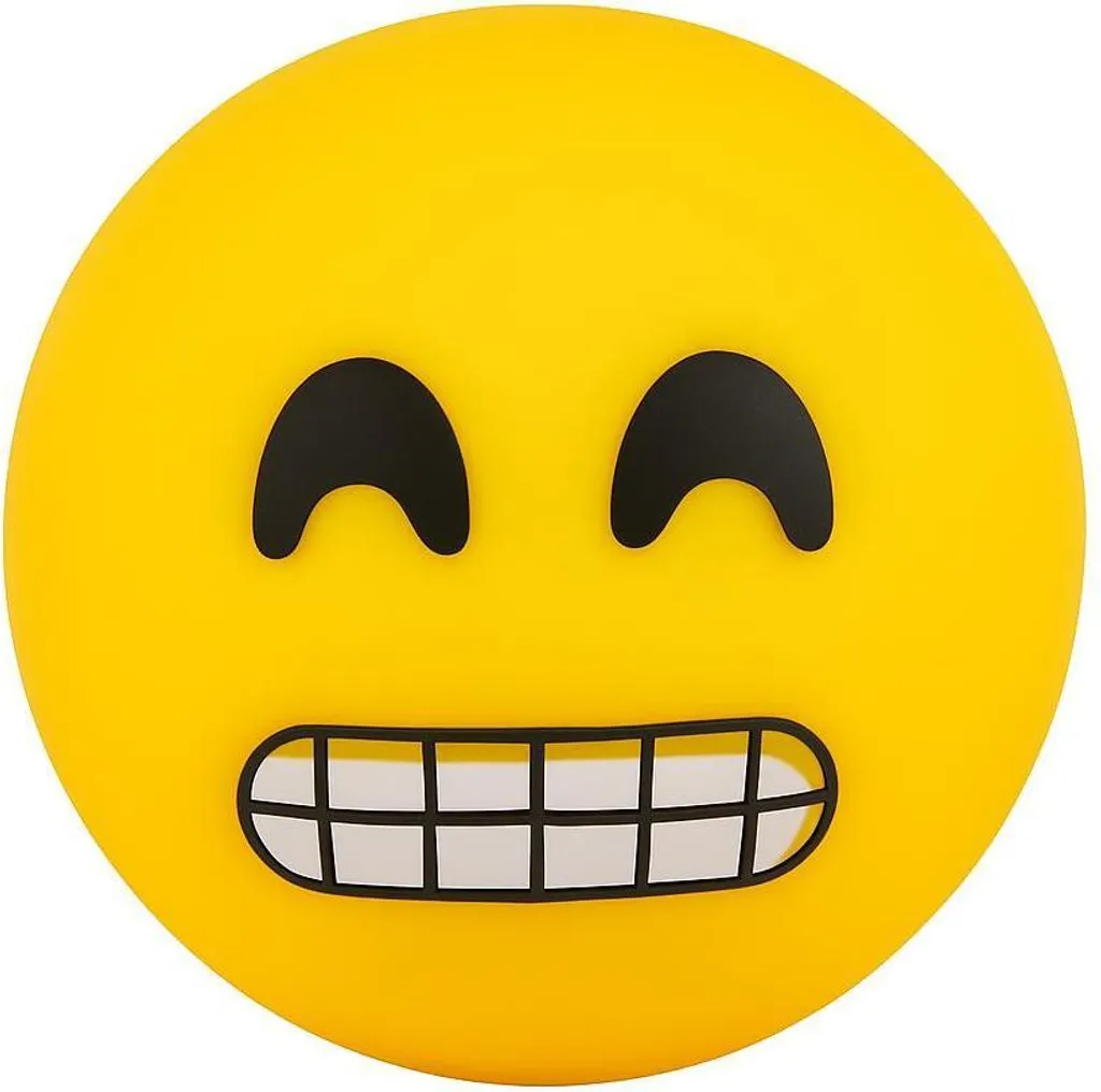 Lampada Emoji 😬 15cm LED | Gadget Tech e Arredo Gaming Moderno