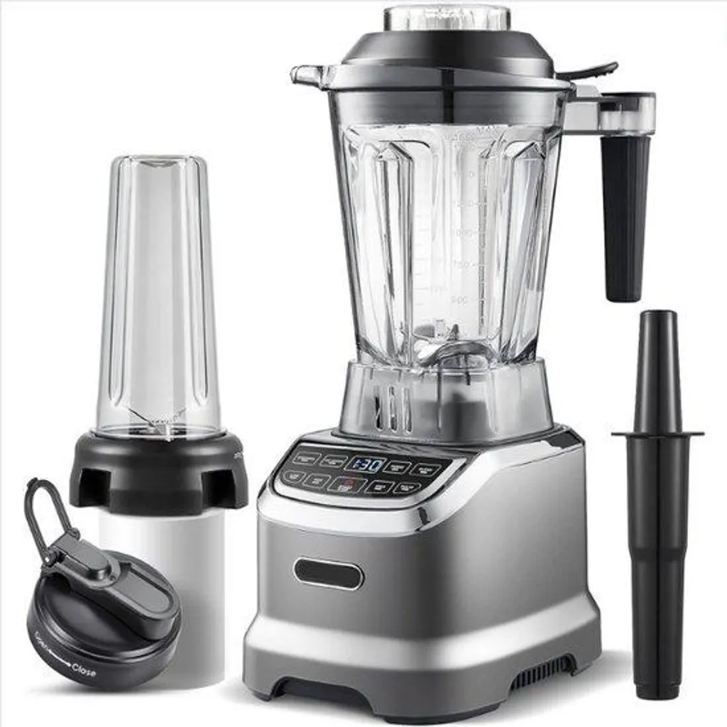 Mixeur 2L 2000W gris : finis les morceaux dans vos smoothies maison
