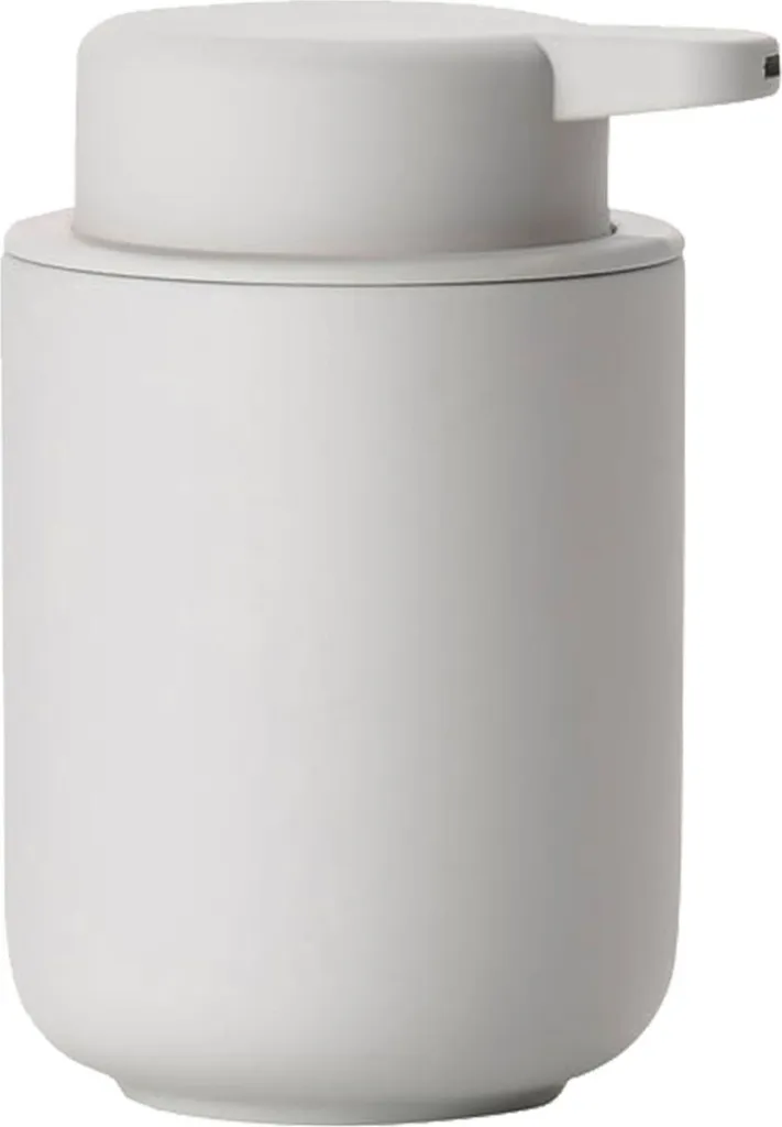 Distributeur de Savon Liquide Ume Zone Denmark Gris Doux pour Salle de Bain