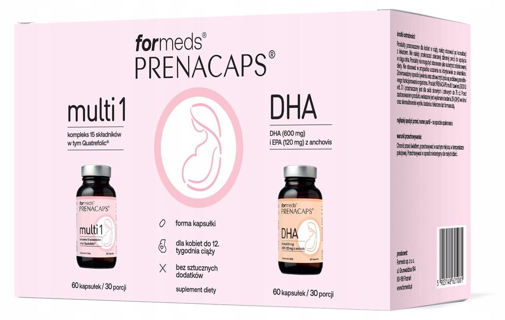 DHA+MULTI1 Formeds ZESTAW pour femmes enceintes, 120 Image du produit 