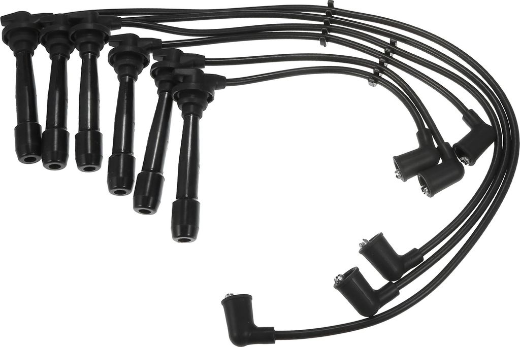 Zündkerzen-Spulen-Kabel Zündspulen-Harnisch 7mm passend für Hyundai Sonata 1999-2005 Tiburon 2003-2008 2.5L 2.7L Nr. 2750137B00 - Packung mit 6