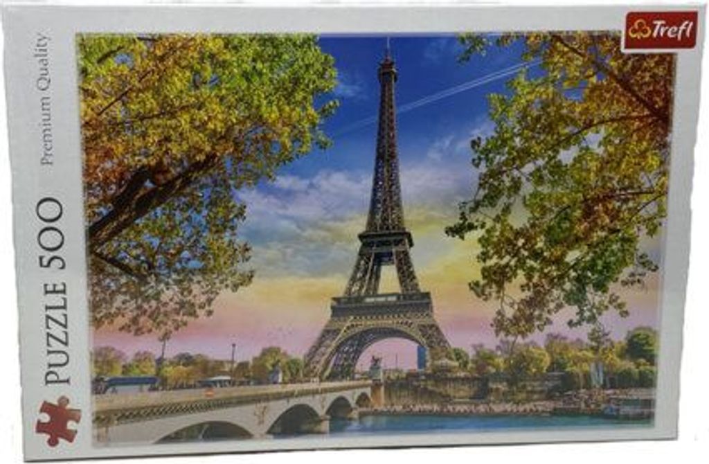 Puzzle 500 dielikov - Pohľad na Eiffelovu vežu Obrázok produktu 