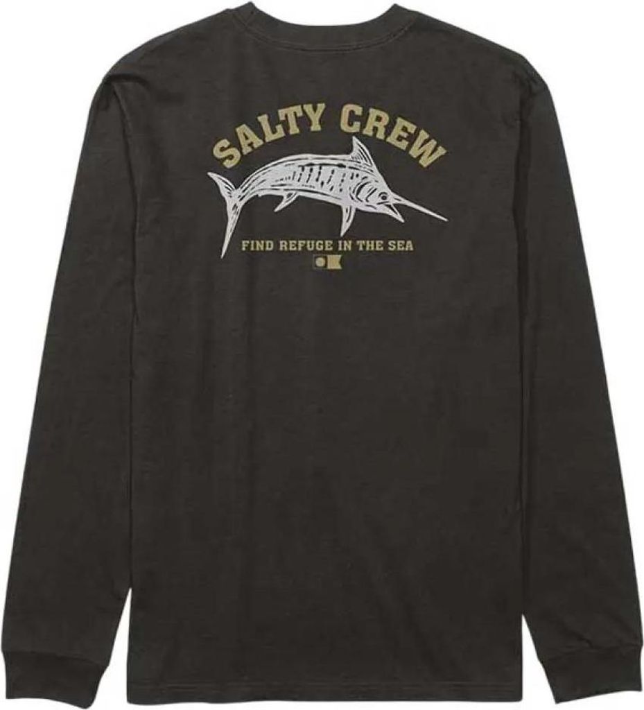 Salty Crew Bill Fishing Langarm-t-shirt Schwarz XL Herren Schwarz XL