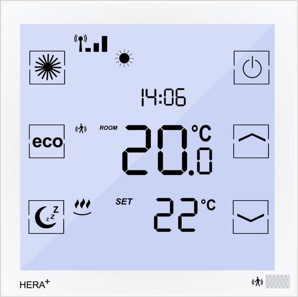 blossom-ic Hera+ Funk-Raumthermostat Batterie AAA 1,5 V mit hydr. Abgleich