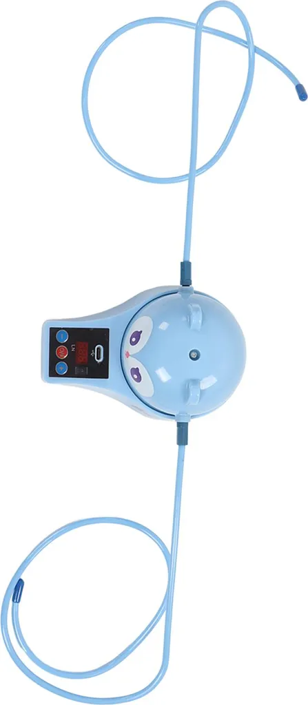 Machine à sauter automatique enfant - Jeu sportif bleu avec télécommande