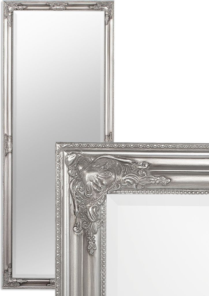 Spiegel BESSA barock silber-antik 180x70cm Produktbild 1