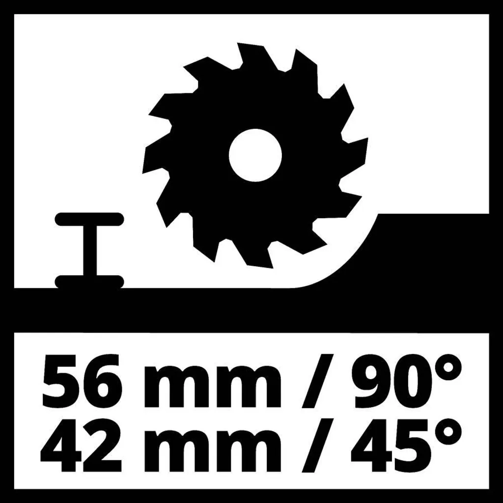 Scie plongeante électrique 1200W - Modèle TE-PS 165 pour coupes nettes