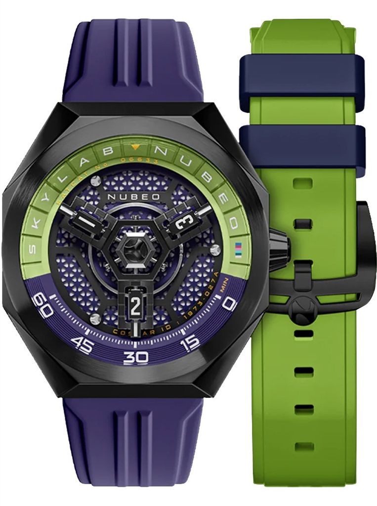 Nubeo NB-6083-0B Herrenuhr Skylab Automatik Limited 48mm 10ATM