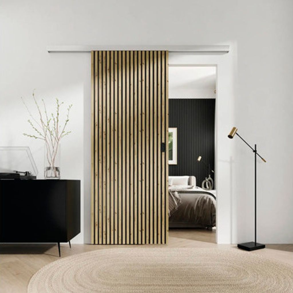 Schiebetürblatt LAMELLO Classico Modern I Eiche Artisan 950x2030 mm für Beschlag Selir Links/Rechts