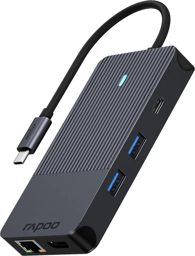 Station d'accueil Hub USB-C RAPOO UCM-2005 10 ports pour MacBook et PC