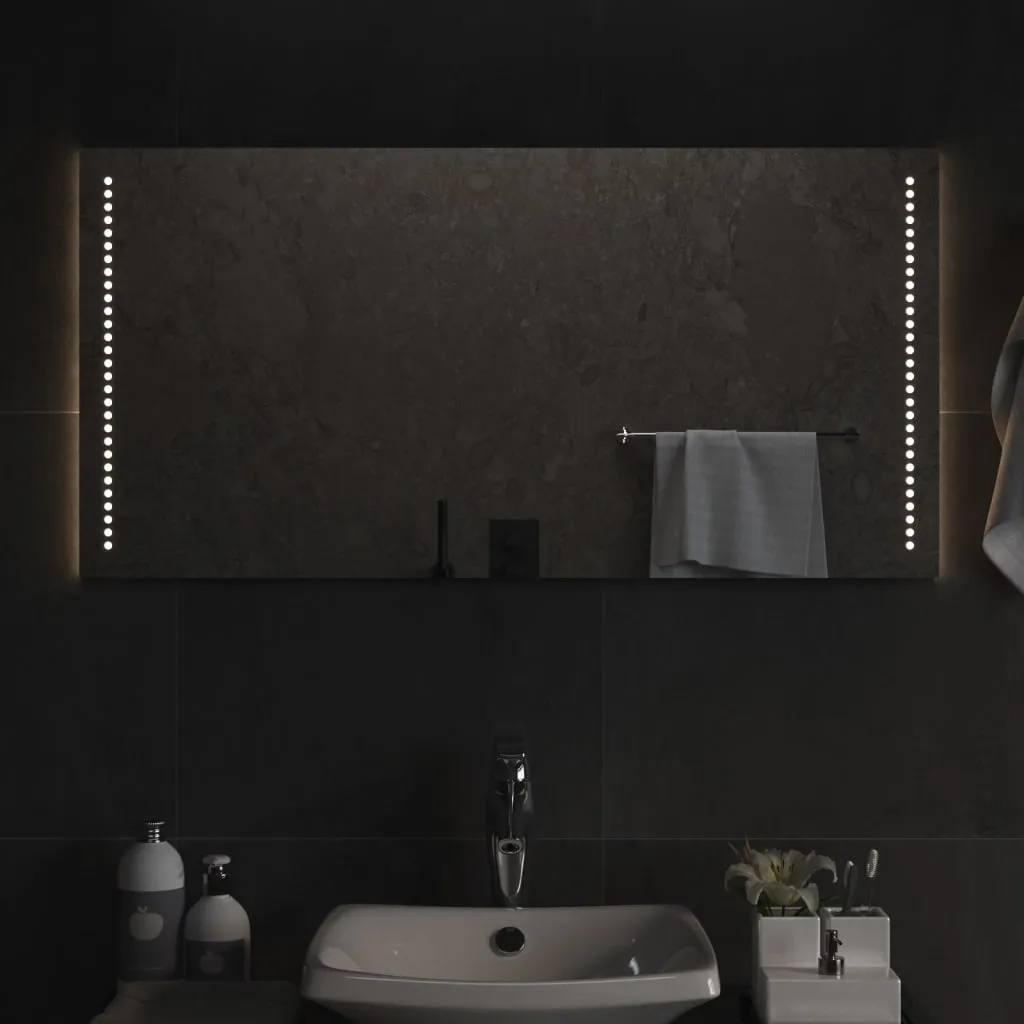 Specchio Bagno LED 50x100 cm The Living Store | Illuminazione IP65 Moderna