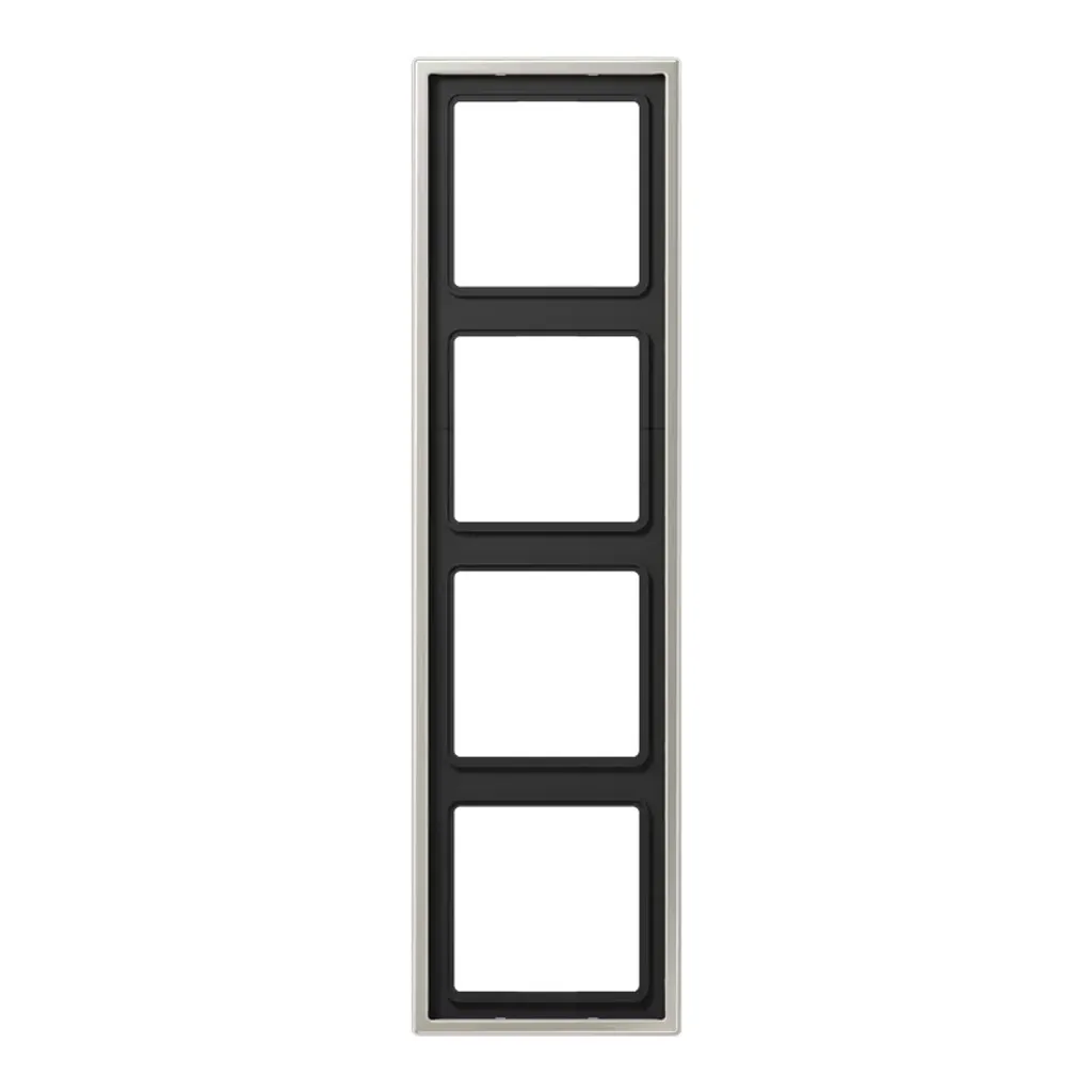 JUNG ES 2984 Plaque de Finition en Acier Inoxydable Noir Durable