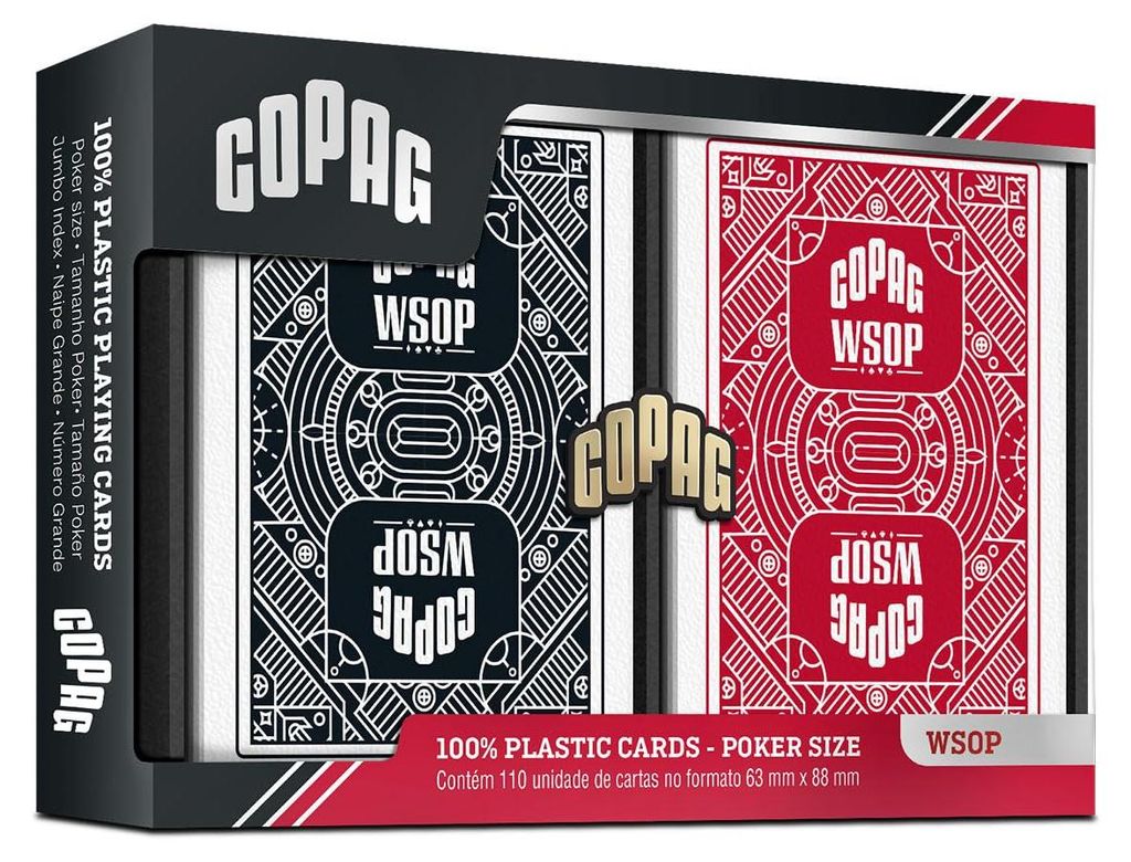 WSOP Jumbo Face 2 Index, dubbele kaartset Productafbeelding 