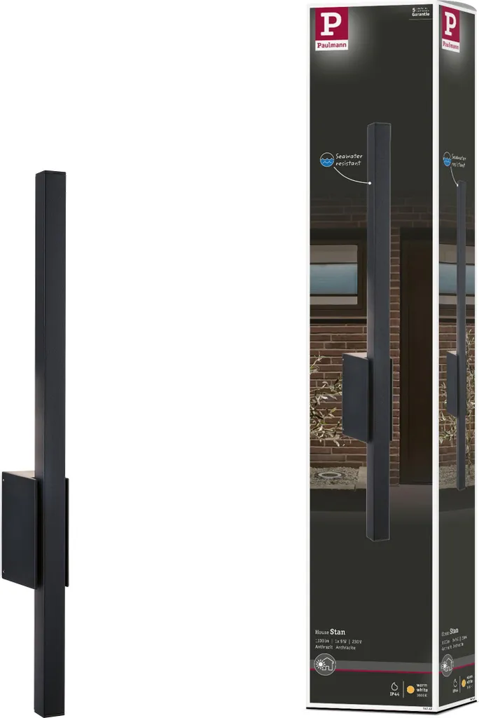 Paulmann Stan Lampada Parete Esterni LED Resistente Salsedine 80cm