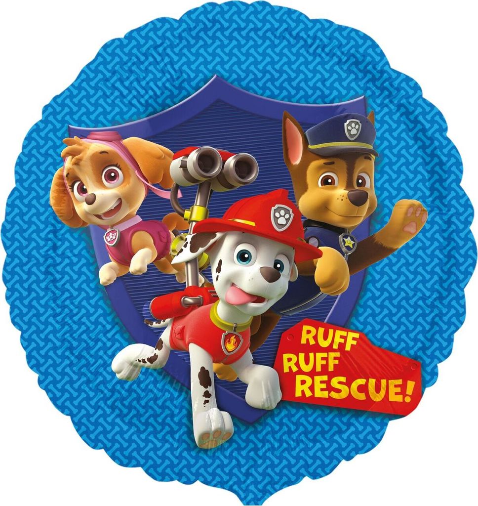 Pfoten-Folienballon PAW PATROL Geburtstagsparty 45cm