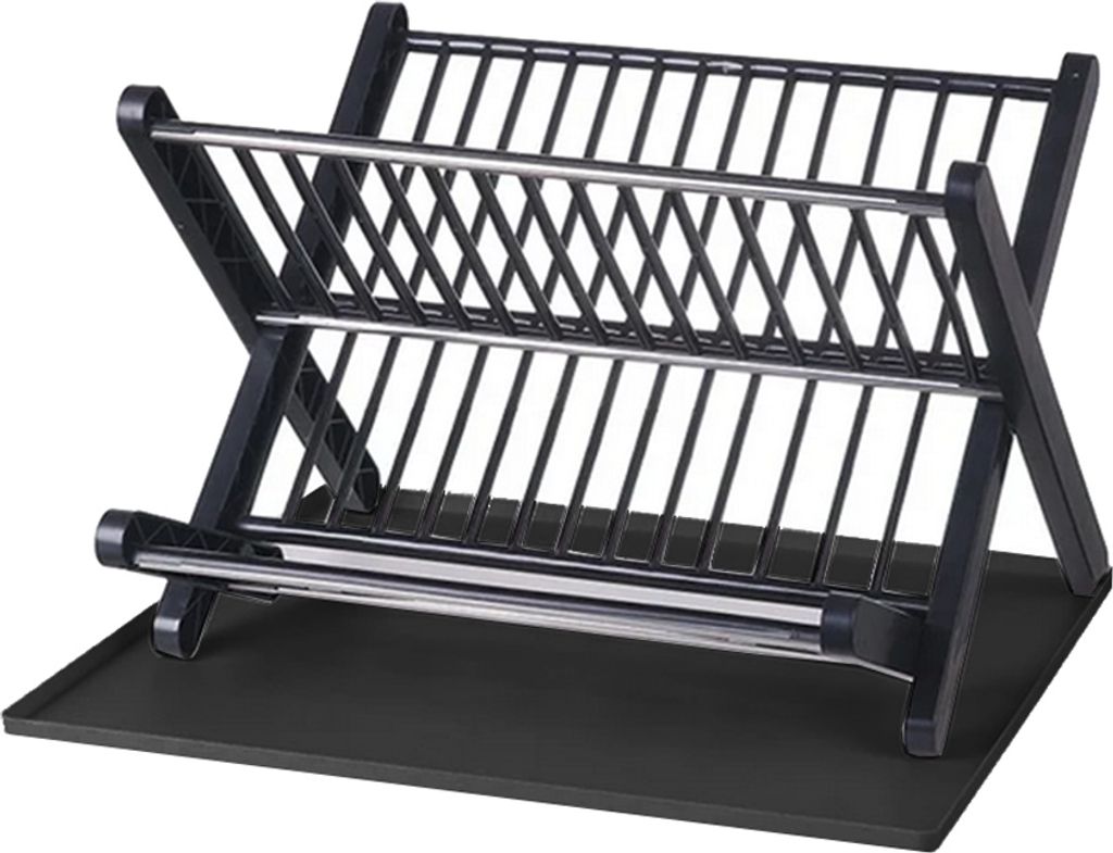 Verk 27177 Klappbarer Abtropfständer schwarz Produktbild 