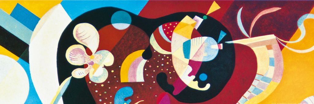 Wassily Kandinsky Kunstdruck Bild - Komposition IX, 1936, Detail (30 x 91 cm)