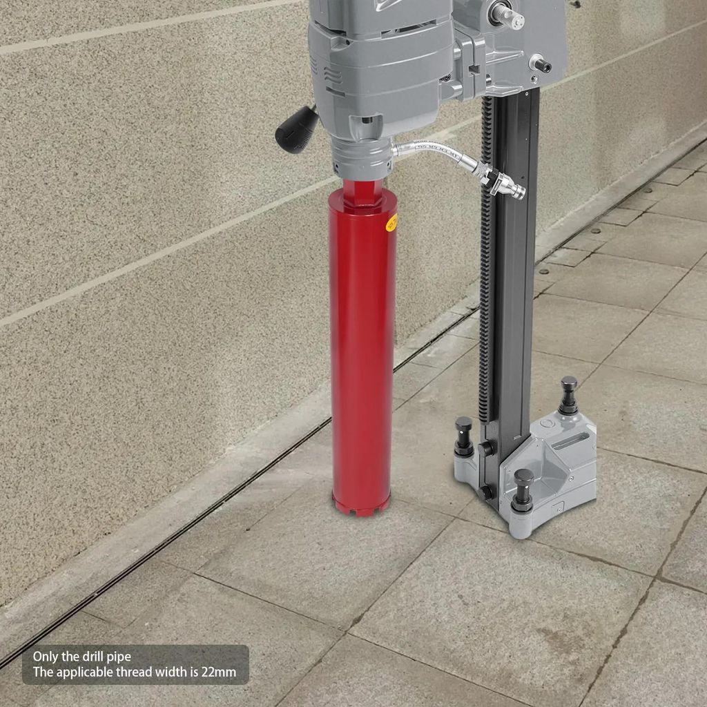 Zentrierbohrer/Pilotbohrer für Kernbohrer - M22 - Ø 4 mm - Rundschaft - Für armierten Beton - Rot