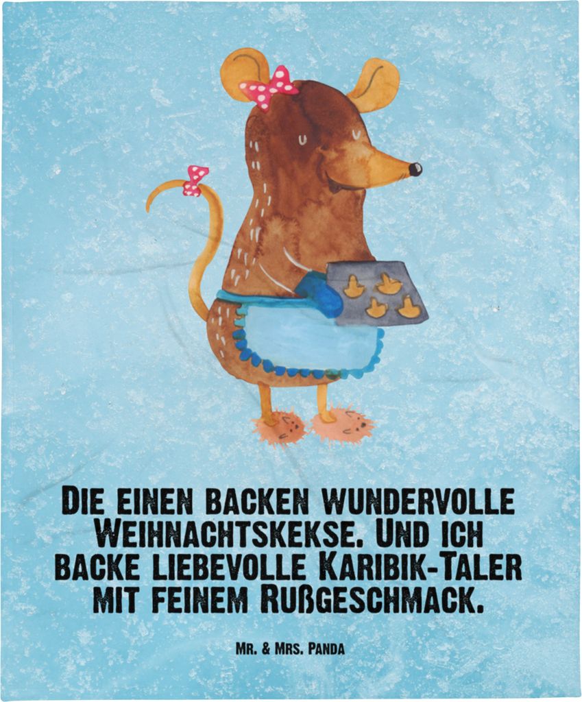 Mr. & Mrs. Panda Babydecke Maus Kekse - Eisblau - Geschenk, Produktbild 