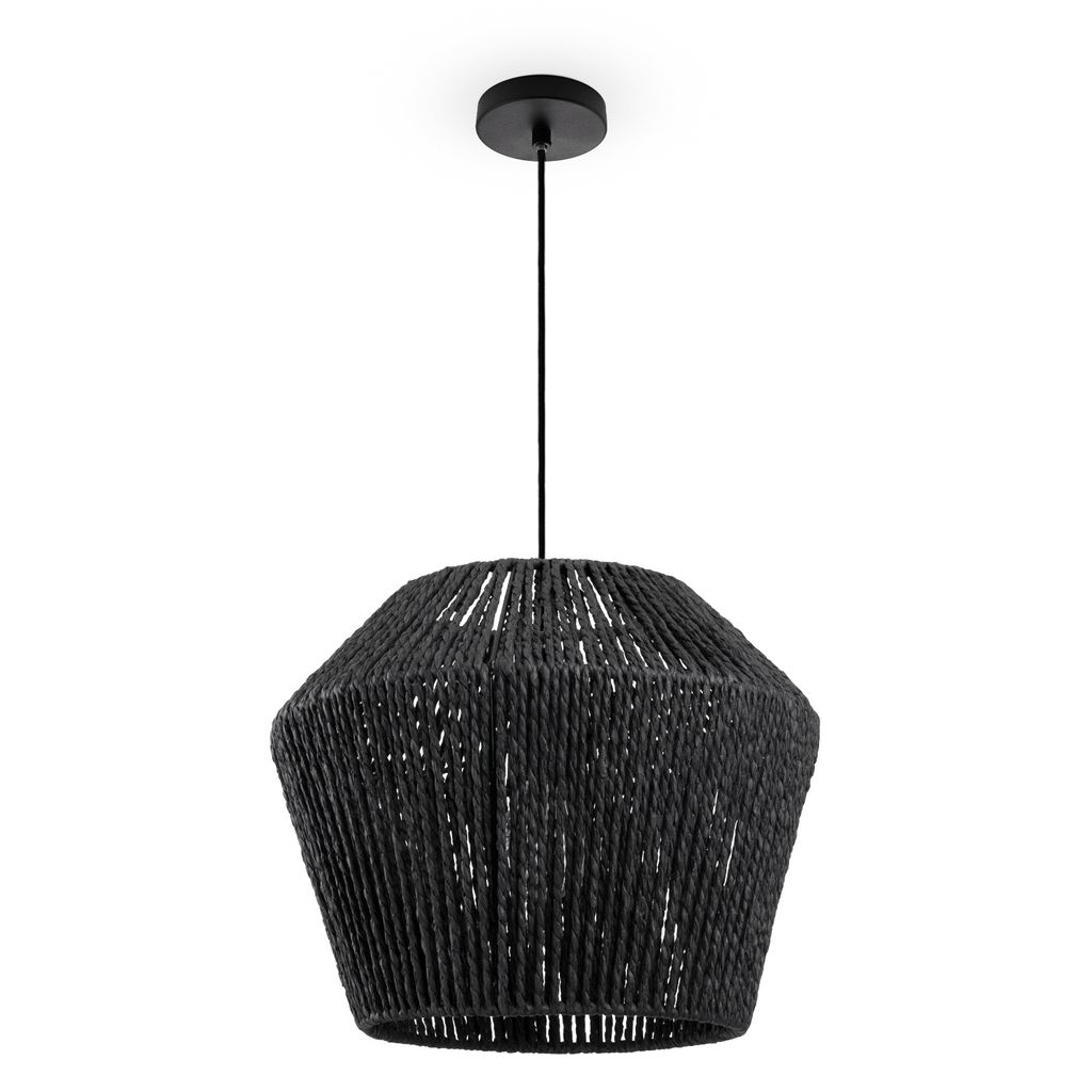 Pendelleuchte Esstisch Hängelampe Esszimmer Lampe E27 Papier Boho Rattan