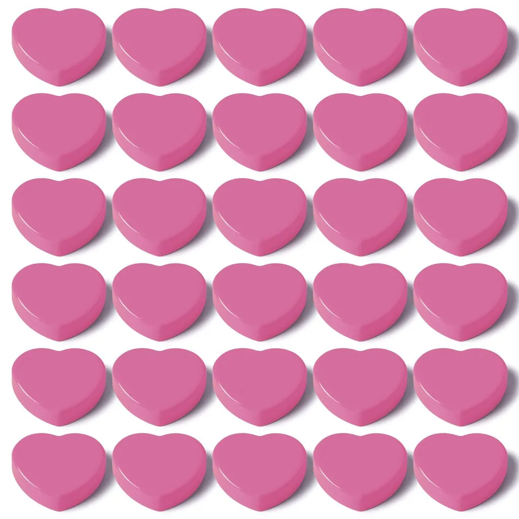 Mini-aimants puissants pour fixer vos documents sans glisser rose x30