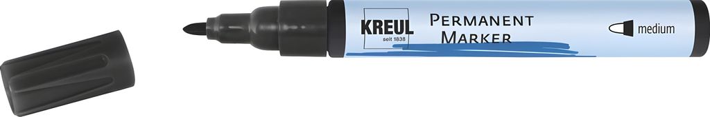 KREUL Permanent-Marker medium schwarz