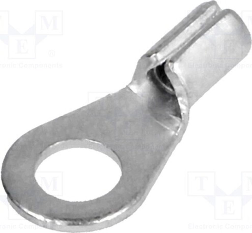 10x Kabelschuh: Ring M4 Klemmverbindung 0,25÷1,5mm2 für Leitungen BM 01119 isolier