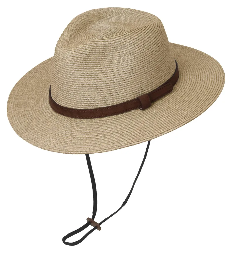 Chapeau Traveller anti-vent avec jugulaire pour activités d'extérieur