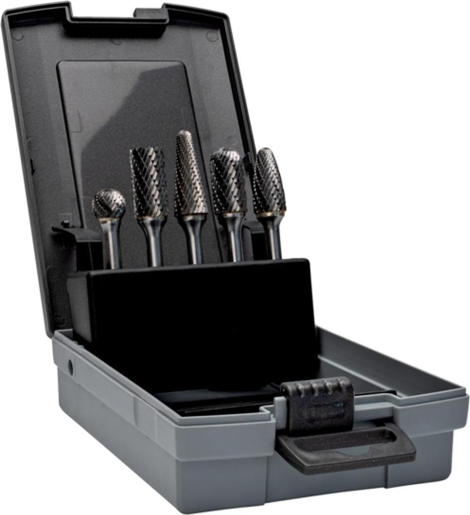 Bahco Hartmetall-Frässtifte-Satz für Metall, 5-tlg