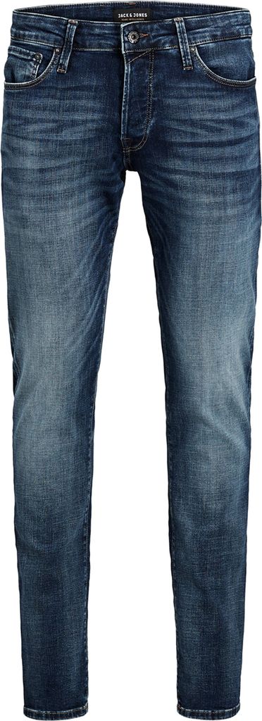 Jack & Jones 12133074, Blau, Jeans, Baumwolle, Elasthan, Nicht bleichen, Nicht im Wäschetrockner trocknen, Feinwäsche (30°C)