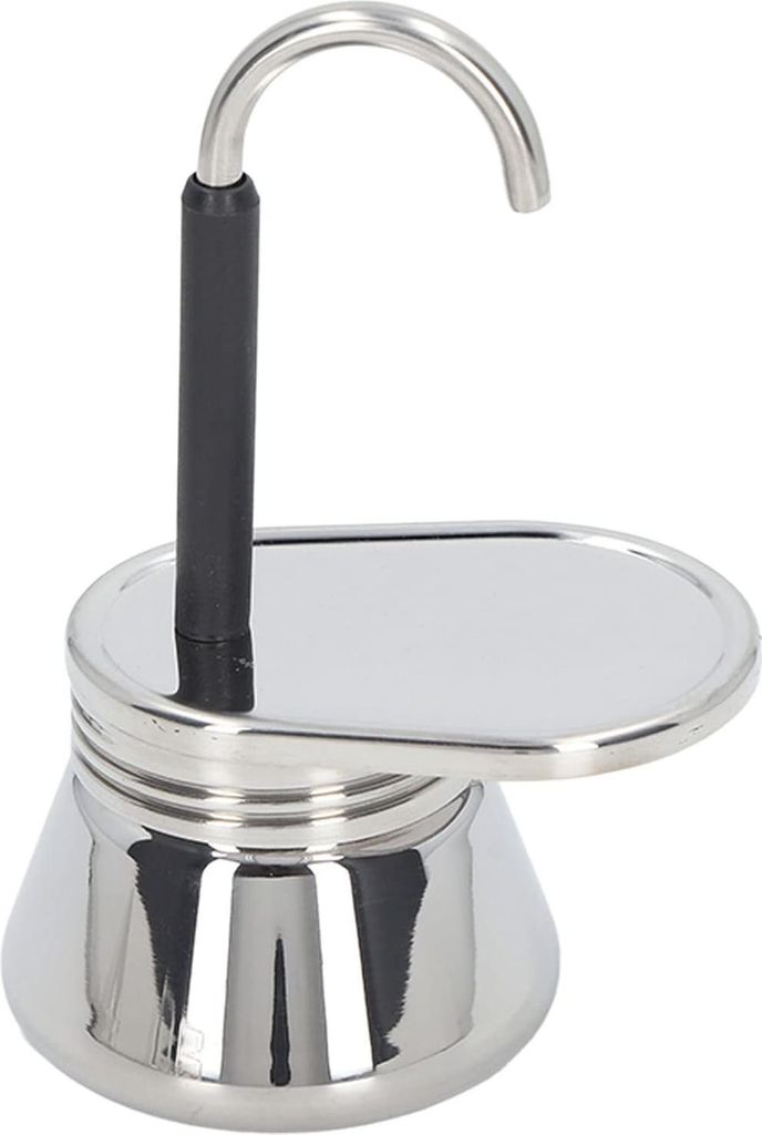Mini-Espressomaschine mit Einzelauslauf aus Edelstahl für Zuhause oder Camping