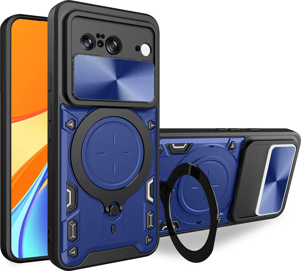 CUSTODIA ARMOUR PER Google Pixel 8A & 8 Pro anello antiurto supporto