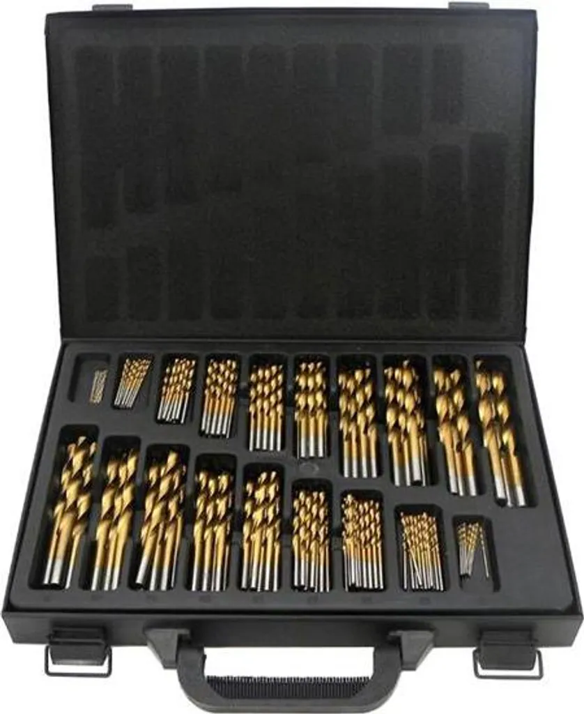 Foret Titane HSS Haute Performance pour Fer et Acier Set 170 Unités - 9