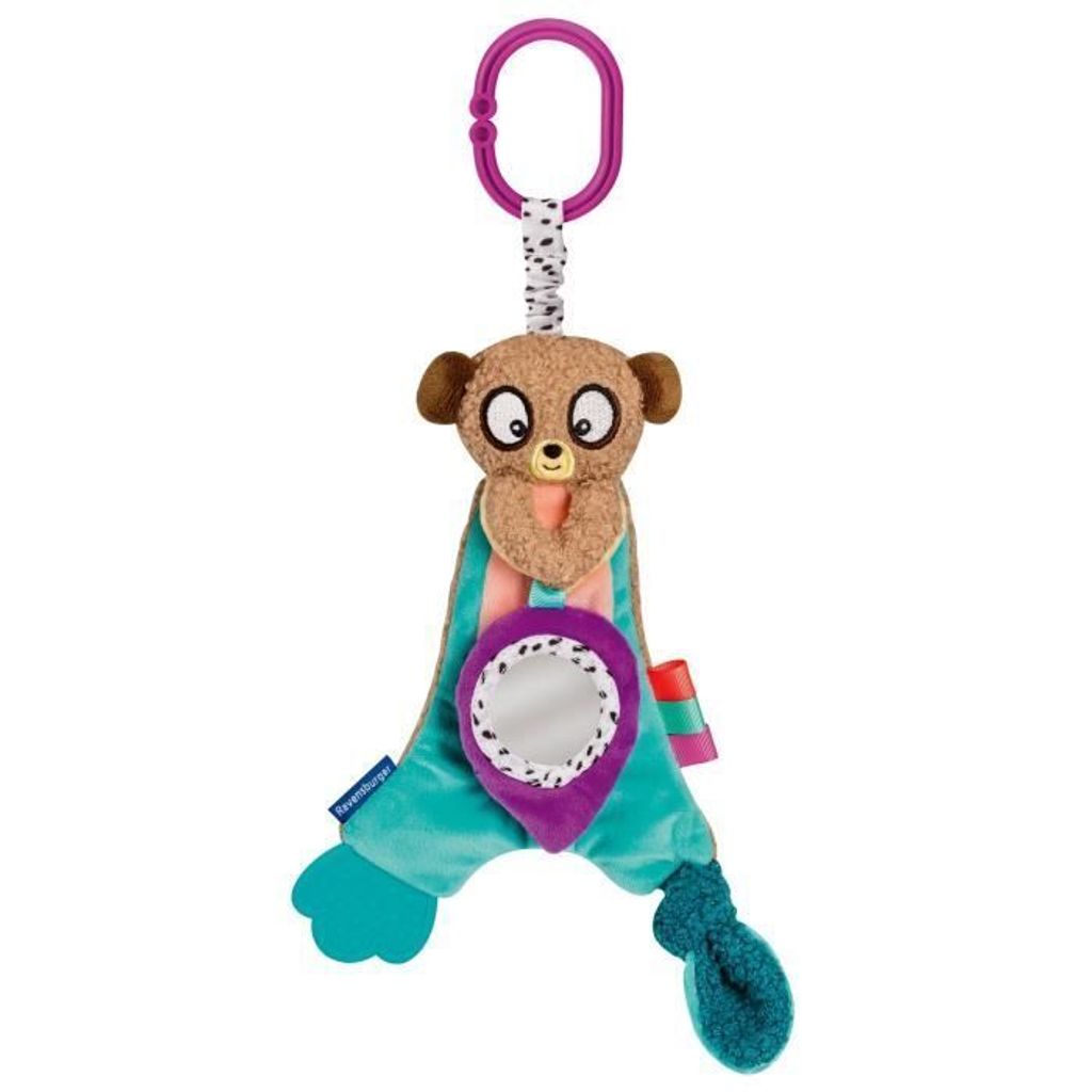 Ravensburger -PLAY + -Mein kleines Erdmännchen-Babyschnuffeltuch - Ab der Geburt - Französische Version - 34002