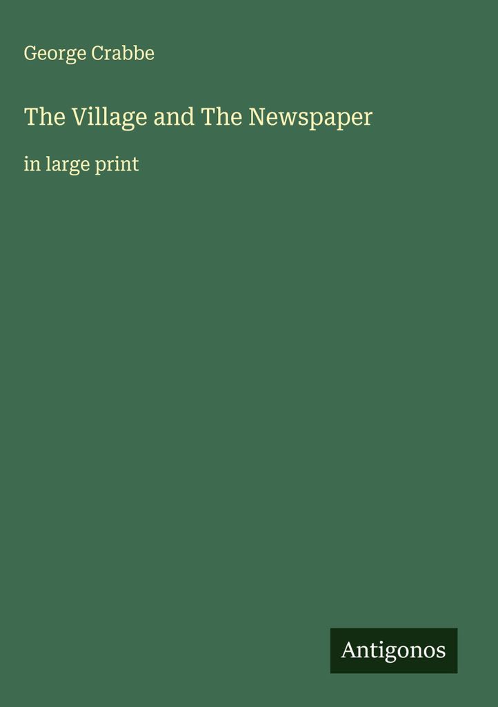 Das Dorf und die Zeitung