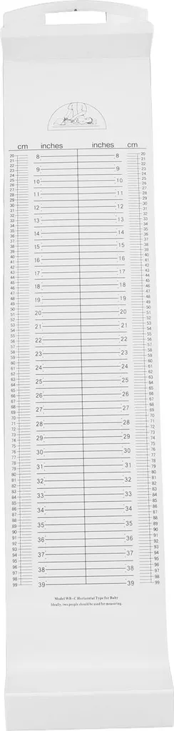 Tapis de mesure bébé lavable et pliable pour un suivi de taille 1m