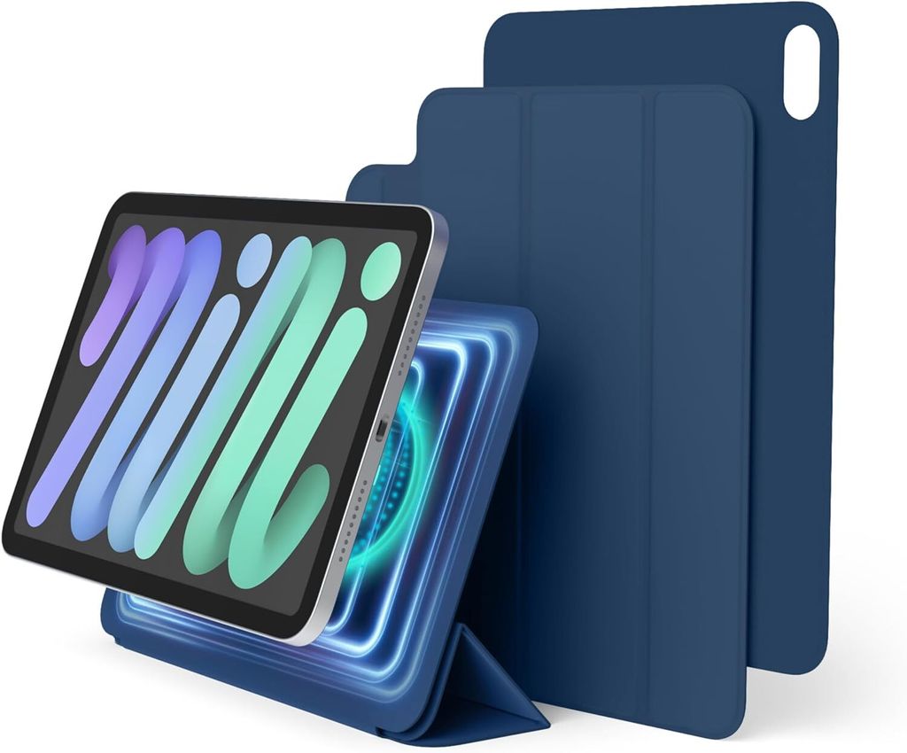 Elago Magnetic Folio Case für iPad Mini (6. Generation) blau
