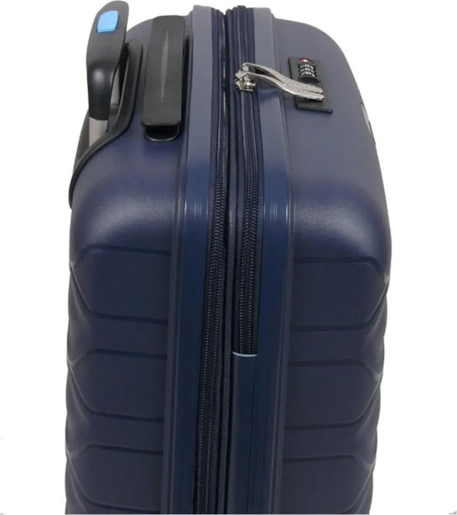 Valises Dielle 10050BL : Valise Rigide Robuste Bleue avec 4 Roues Multi - 6