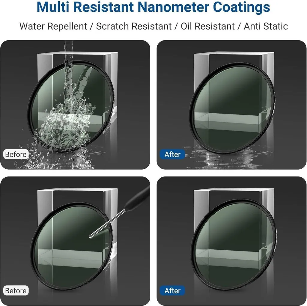 Filtre UV 58mm : Protégez votre Objectif des Rayures et Reflets Bleus - 7