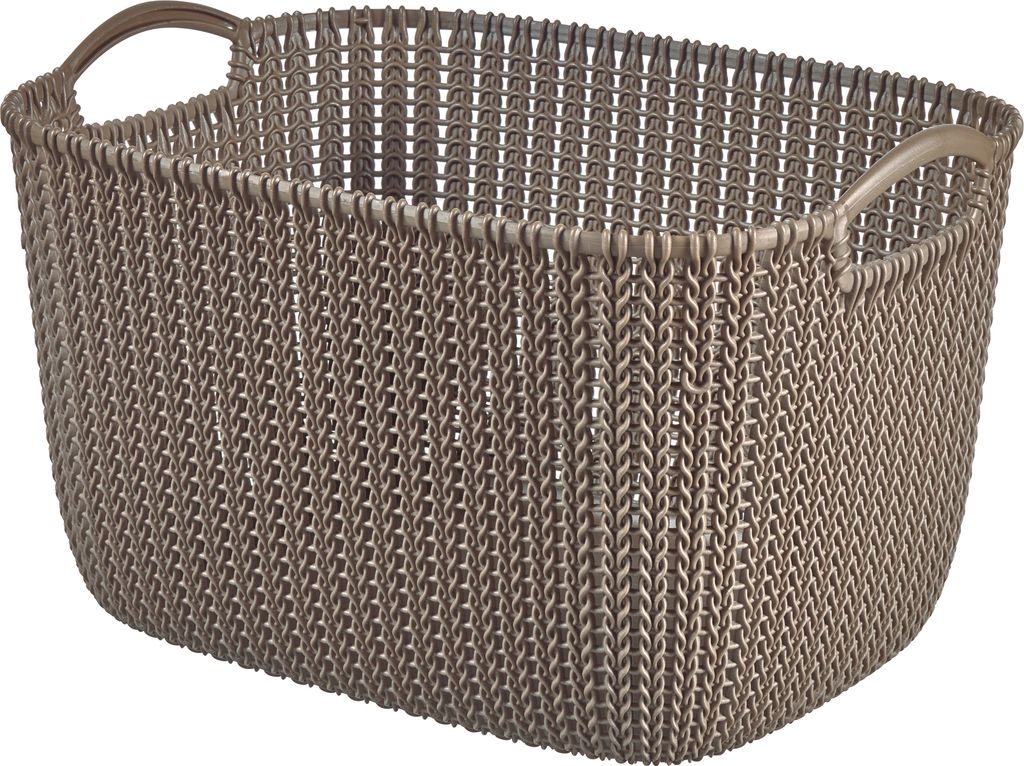 Curver 3253923970135, Aufbewahrungskorb, Braun, Rechteckig, Produktbild 