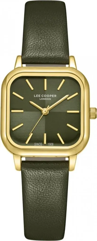 Montre Lee Cooper LC08152.177 avec cadran vert et bracelet or rose