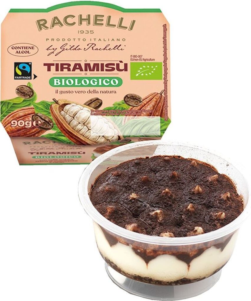 FAIR TRADE -TIRAMISU-DESSERT 90 g - GILDO RACHELLI Produktbild 