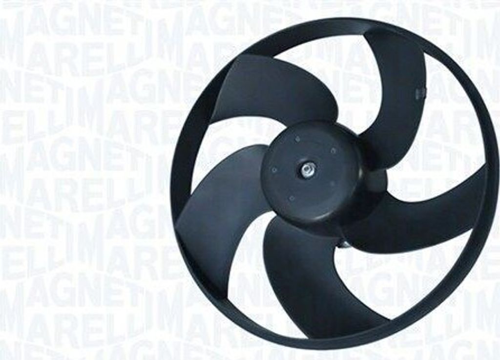 MAGNETI MARELLI 069422731010 Lüfter Motorkühlung Kühlerlüfter passend für PEUGEOT 206 Schrägheck (2A/C) Wasserkühler Ø338mm